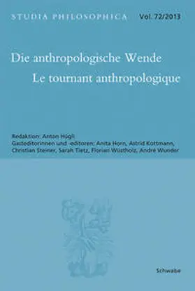  Die anthropologische Wende - Le tournant anthropologique | Buch |  Sack Fachmedien