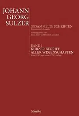 Adler / Décultot / Sulzer |  Kurzer Begriff aller Wissenschaften | Buch |  Sack Fachmedien