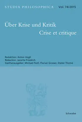 Über Krise und Kritik - Crise et critique | Buch | 978-3-7965-3439-3 | sack.de