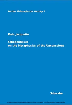 Jacquette / Rother |  Schopenhauer on the Metaphysics of the Unconscious | eBook | Sack Fachmedien