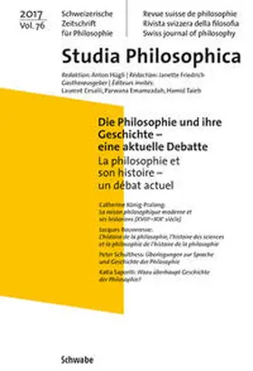 Cesalli / Emamzadah / Taieb |  Die Philosophie und ihre Geschichte – eine aktuelle Debatte La philosophie et son histoire – un débat actuel | Buch |  Sack Fachmedien