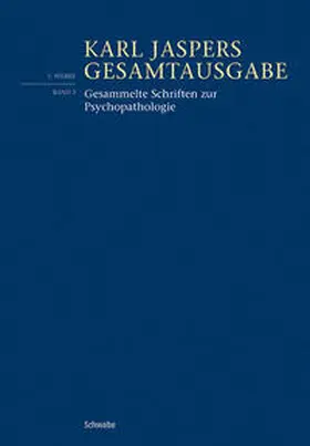 Jaspers / Marazia |  Karl Jaspers Gesamtausgabe I/3 | Buch |  Sack Fachmedien