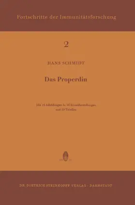 Schmidt |  Das Properdin | Buch |  Sack Fachmedien