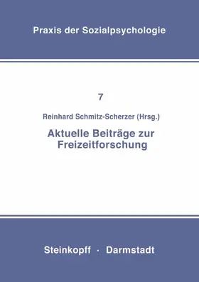 Schmitz-Scherzer |  Aktuelle Beiträge zur Freizeitforschung | Buch |  Sack Fachmedien