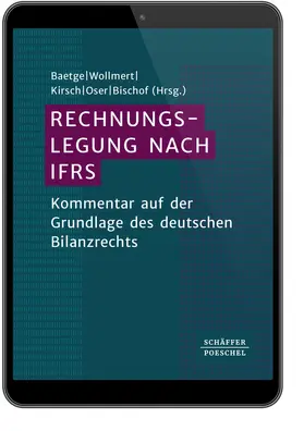 Rechnungslegung nach IFRS | Schäffer-Poeschel Verlag | Datenbank | sack.de