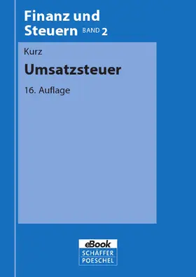 Kurz |  Umsatzsteuer | eBook | Sack Fachmedien
