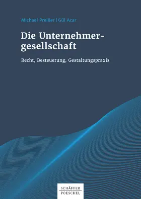 Preißer / Acar |  Die Unternehmergesellschaft | eBook | Sack Fachmedien