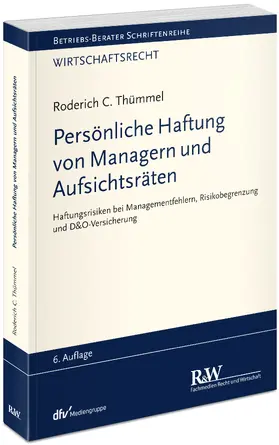 Thümmel |  Persönliche Haftung von Managern und Aufsichtsräten | Buch |  Sack Fachmedien