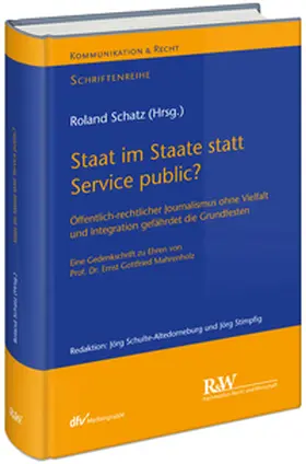 Schatz |  Staat im Staate statt Service public? | Buch |  Sack Fachmedien