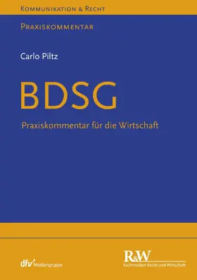 Piltz |  BDSG | eBook | Sack Fachmedien