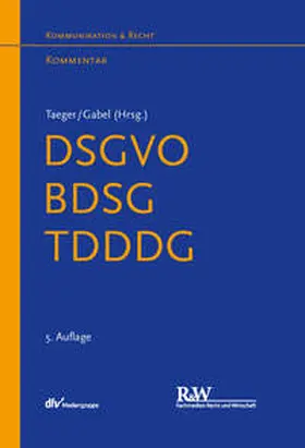 Taeger / Gabel |  DSGVO - BDSG - TDDDG | eBook | Sack Fachmedien