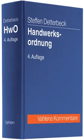 Detterbeck |  Handwerksordnung | Buch |  Sack Fachmedien