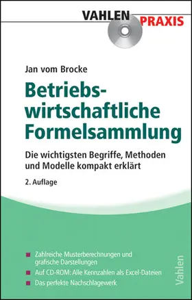 Brocke |  Formelsammlung zur Betriebswirtschaftslehre | Buch |  Sack Fachmedien
