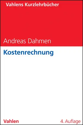 Dahmen |  Kostenrechnung | Buch |  Sack Fachmedien