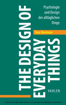 Norman |  The Design of Everyday Things | eBook | Sack Fachmedien