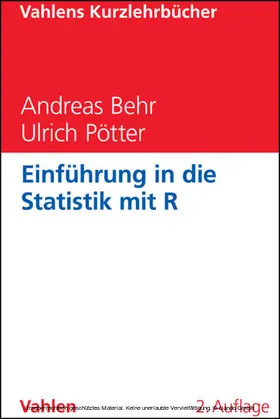 Behr / Pötter |  Einführung in die Statistik mit R | eBook | Sack Fachmedien