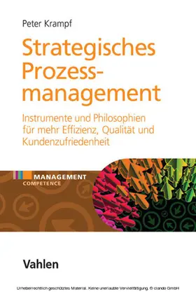 Krampf |  Strategisches Prozessmanagement | eBook | Sack Fachmedien