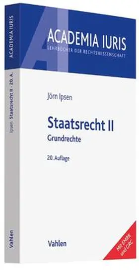Ipsen | Staatsrecht II | Buch | 978-3-8006-5527-4 | www2.sack.de