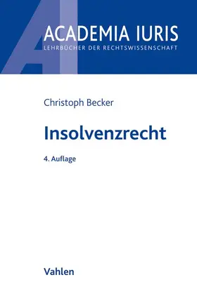 Becker |  Insolvenzrecht | Buch |  Sack Fachmedien