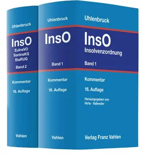 Hirte / Vallender / Mentzel |  Insolvenzordnung  Gesamtwerk. InsO | Buch |  Sack Fachmedien