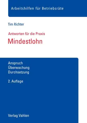 Richter |  Mindestlohn | Buch |  Sack Fachmedien