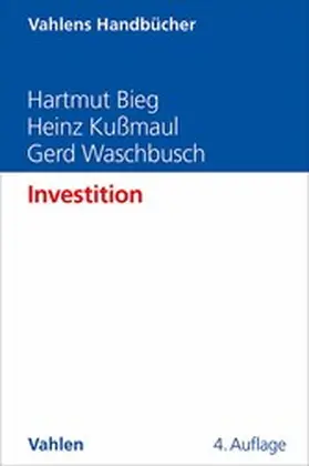 Bieg / Kußmaul / Waschbusch |  Investition | eBook | Sack Fachmedien