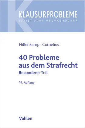 Hillenkamp / Cornelius |  40 Probleme aus dem Strafrecht | Buch |  Sack Fachmedien