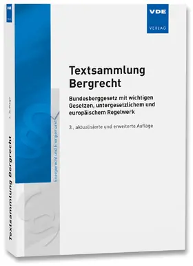 VDE VERLAG GmbH |  Textsammlung Bergrecht | Buch |  Sack Fachmedien