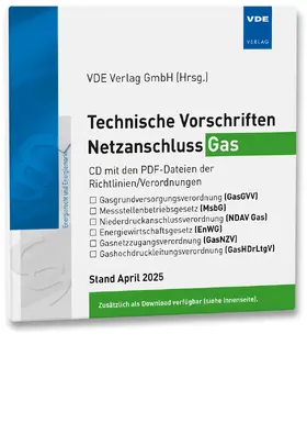 VDE VERLAG GmbH |  Technische Vorschriften Netzanschluss Gas | Sonstiges |  Sack Fachmedien