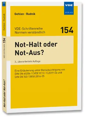 Gehlen / Rudnik |  Not-Halt oder Not-Aus? | Buch |  Sack Fachmedien