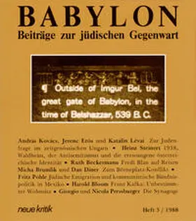Diner / Brumlik / Koch |  Babylon / Babylon 2 | Buch |  Sack Fachmedien