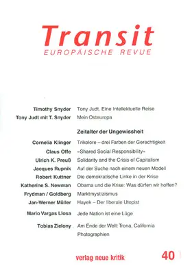 Michalski / Preuß / Offe |  Transit 40 | eBook | Sack Fachmedien