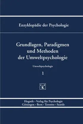 Lantermann / Linneweber |  Grundlagen, Paradigmen und Methoden der Umweltpsychologie | Buch |  Sack Fachmedien