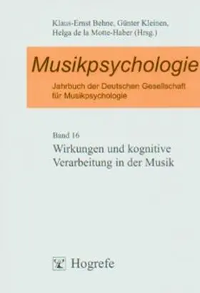 Behne / Klaus E / Kleinen |  Musikpsychologie | Buch |  Sack Fachmedien