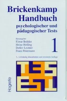 Brähler / Holling / Leutner |  Brickenkamp Handbuch psychologischer und pädagogischer Tests | Buch |  Sack Fachmedien