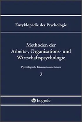 Greif / Hamborg |  Methoden der Arbeits-, Organisations- und Wirtschaftspsychologie (B/III/3) | Buch |  Sack Fachmedien