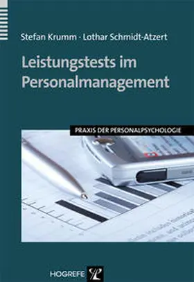 Schmidt-Atzert / Krumm |  Leistungstests im Personalmanagement | Buch |  Sack Fachmedien