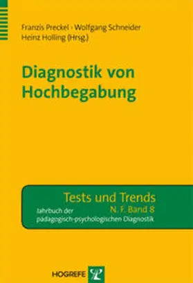 Preckel / Holling / Schneider |  Diagnostik von Hochbegabung | Buch |  Sack Fachmedien