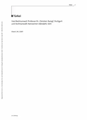 Rumpf / Odendahl |  Familienrecht Türkei | eBook | Sack Fachmedien