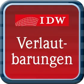  IDW Verlautbarungen | Datenbank |  Sack Fachmedien