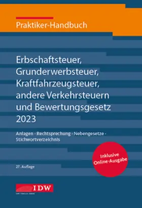 Roscher |  Praktiker-Handbuch Erbschaftsteuer, Grunderwerbsteuer, Kraftfahrzeugsteuer, Andere Verkehrsteuern 2022 Bewertungsgesetz | Buch |  Sack Fachmedien