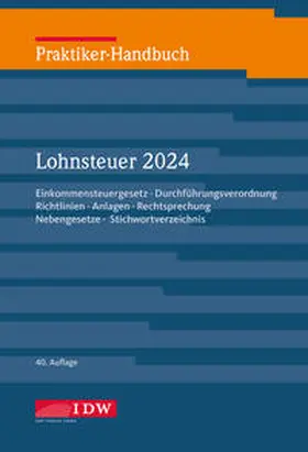 Niermann / Schaffhausen |  Praktiker-Handbuch Lohnsteuer 2024 | Buch |  Sack Fachmedien