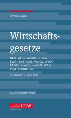  Wirtschaftsgesetze 2026 | Buch |  Sack Fachmedien