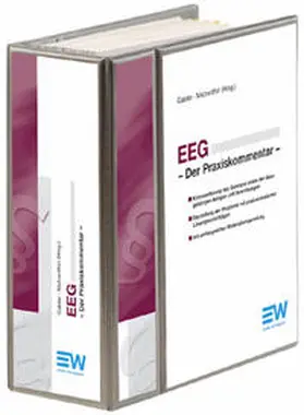 Gabler / v. Hesler |  EEG 2014 - Der Praxiskommentar | Loseblattwerk |  Sack Fachmedien