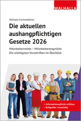  Die aktuellen aushangpflichtigen Gesetze 2026 | Buch |  Sack Fachmedien