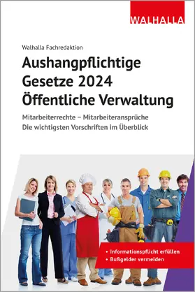  Aushangpflichtige Gesetze 2024 Öffentliche Verwaltung | Buch |  Sack Fachmedien