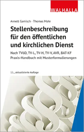 Gamisch / Mohr |  Stellenbeschreibung für den öffentlichen und kirchlichen Dienst | Buch |  Sack Fachmedien