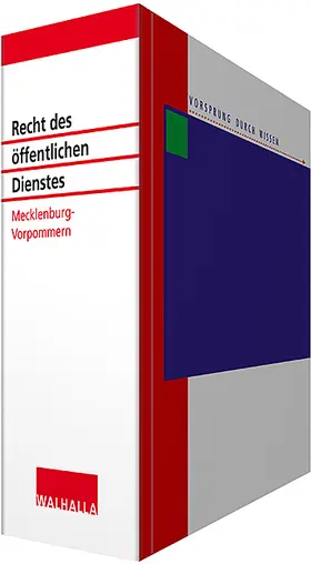  Recht des öffentlichen Dienstes Mecklenburg-Vorpommern | Loseblattwerk |  Sack Fachmedien