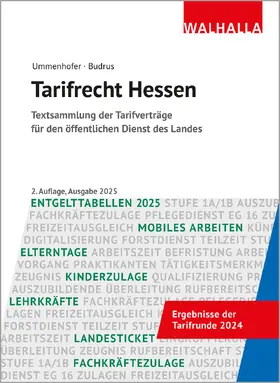 Ummenhofer / Budrus |  Tarifrecht Hessen | Buch |  Sack Fachmedien