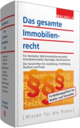  Das gesamte Immobilienrecht | Buch |  Sack Fachmedien